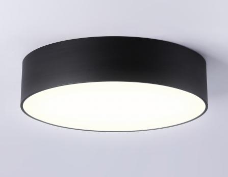 Потолочный светодиодный светильник FV5521 BK черный LED 26W 3000K D220*58 (Без ПДУ) Ambrella Light