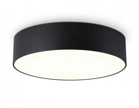 Потолочный светодиодный светильник FV5521 BK черный LED 26W 3000K D220*58 (Без ПДУ) Ambrella Light
