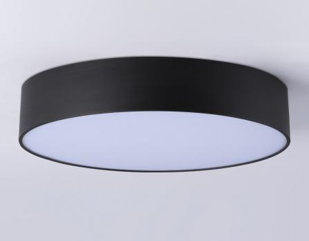 Потолочный светодиодный светильник FV5530 BK черный LED 45W 4200K D400*58 (Без ПДУ) Ambrella Light