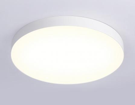 Потолочный светодиодный светильник FV5535 WH белый LED 90W 3000K D600*58 (Без ПДУ) Ambrella Light