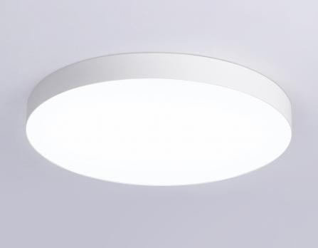 Потолочный светодиодный светильник FV5536 WH белый LED 90W 4200K D600*58 (Без ПДУ) Ambrella Light