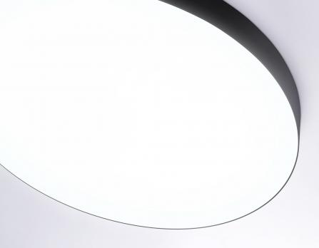 Потолочный светодиодный светильник FV5538 BK черный LED 90W 4200K D600*58 (Без ПДУ) Ambrella Light