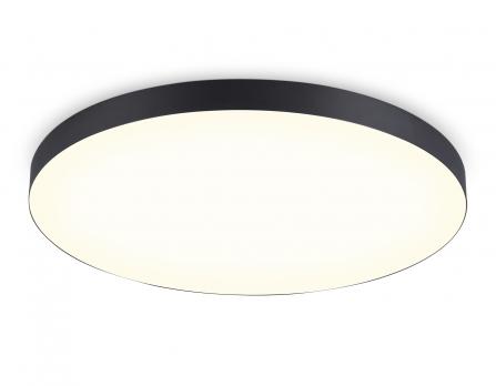 Потолочный светодиодный светильник FV5541 BK черный LED 130W 3000K D800*58 (Без ПДУ) Ambrella Light