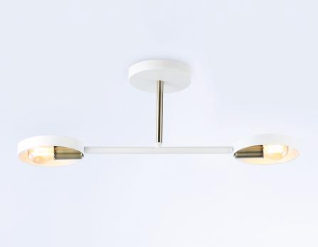 Подвесной светильник со сменной лампой TR8222/2 WH/SB белый/бронза E27/2 max 40W 510*165*190 Ambrella Light