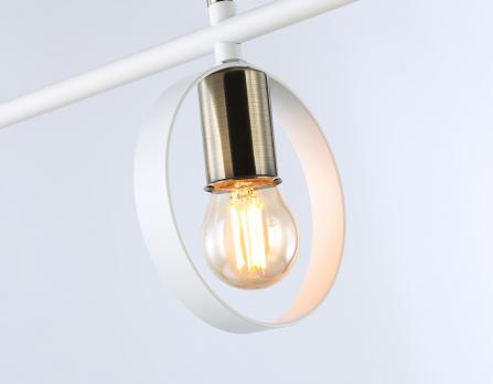 Подвесной светильник со сменной лампой TR8228/3 WH/SB белый/бронза E27/3 max 40W 660*165*300 Ambrella Light
