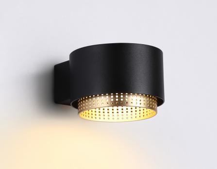 Настенный светильник со сменной лампой TN71299 BK/GD черный/золото GX53 max 12W 95*62*120 Ambrella Light