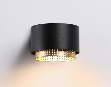 Настенный светильник со сменной лампой TN71299 BK/GD черный/золото GX53 max 12W 95*62*120 Ambrella Light