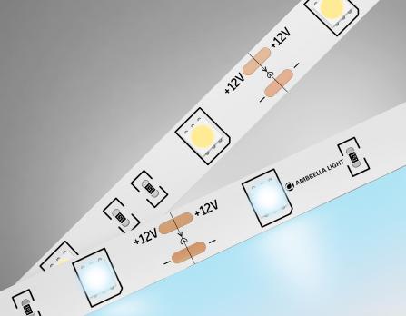Светодиодная лента Ambrella Light GS1803 5050 30Led /7.2W m/ 12V IP20 6500K 5m