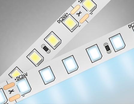 Светодиодная лента Ambrella Light GS3103 2835 120Led /10W m/ 24V IP20 6500K 5m