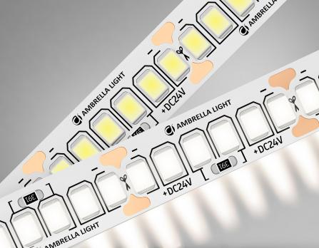 Светодиодная лента Ambrella Light GS3302 2835 240Led /18W m/ 24V IP20 4500K 5m