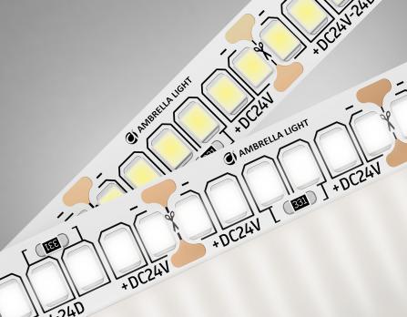 Светодиодная лента Ambrella Light GS3402 2835 240Led /20W m/ 24V IP20 4500K 5m