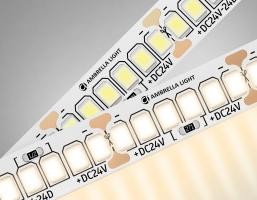 Светодиодная лента Ambrella Light GS3501 2835 240Led /22W m/ 24V IP20 3000K 5m