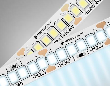 Светодиодная лента Ambrella Light GS3503 2835 240Led /22W m/ 24V IP20 6500K 5m