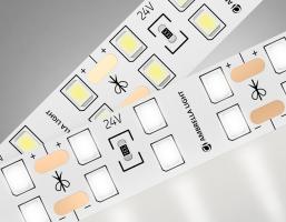 Светодиодная лента двухрядная Ambrella Light GS3602 2835 204Led /20W m/ 24V IP20 4500K 5m