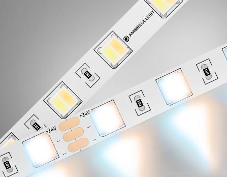 Светодиодная лента с регулировкой температуры света GS4101 5050 60Led /14W m/ 24V IP20 CCT 3000-6500