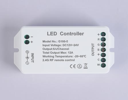 Контроллер для светодиодных лент RGB+CCT c радио пультом 2.4G GS11501