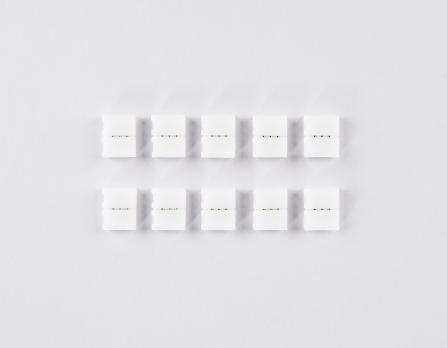 Соединитель прямой для светодиодной ленты 2835 12/24V (3 конт.) GS6101 (10шт)