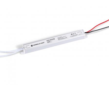 Блок питания ультратонкий для светодиодной ленты 12V 18W 1.5A IP20 185-260V 172*18*18 GS8601