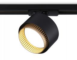 Трековый однофазный светильник со сменной лампой GL5381 BK/GD черный/золото GX53 max 12W D95*130 Ambrella Light