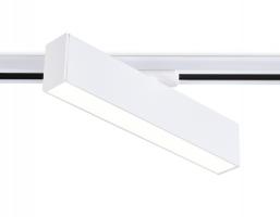 Трековый однофазный светодиодный светильник GL6763 WH белый LED 12W 4200K 300*22*48 Ambrella Light
