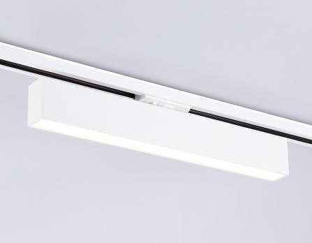 Трековый однофазный светодиодный светильник GL6769 WH белый LED 24W 3000K 600*22*48 Ambrella Light