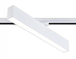 Трековый однофазный светодиодный светильник GL6772 WH белый LED 24W 4200K 600*22*48 Ambrella Light