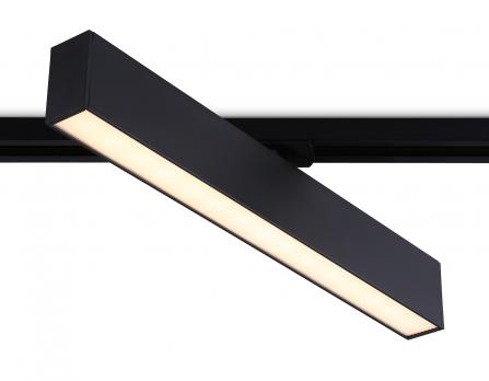 Трековый однофазный светодиодный светильник GL6775 BK черный LED 24W 3000K 600*22*48 Ambrella Light