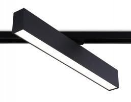 Трековый однофазный светодиодный светильник GL6777 BK черный LED 24W 4200K 600*22*48 Ambrella Light