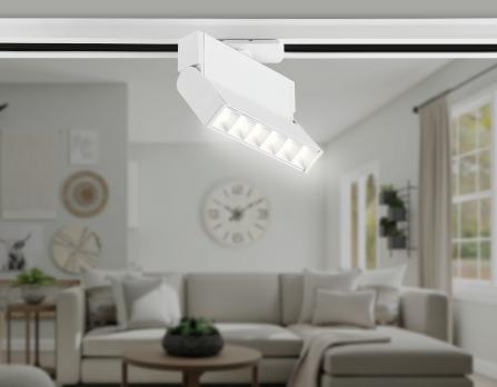 Трековый однофазный светодиодный светильник GL6812 WH белый LED 6W 4200K 24° 115*22*87 Ambrella Light
