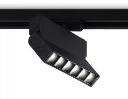 Трековый однофазный светодиодный светильник GL6814 BK черный LED 6W 4200K 24° 115*22*87 Ambrella Light