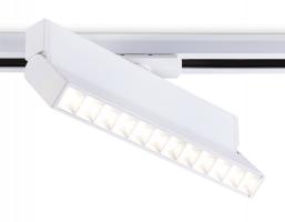 Трековый однофазный светодиодный светильник GL6816 WH белый LED 12W 4200K 24° 230*22*87 Ambrella Light