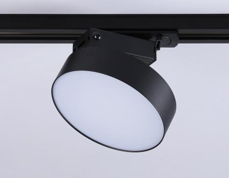 Трековый однофазный светодиодный светильник GL6839 BK черный LED 15W 3000K D115*80 Ambrella Light