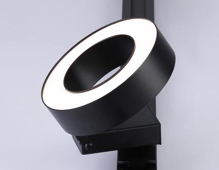 Трековый однофазный светодиодный светильник GL6868 BK черный LED 15W 4200K D115*80 Ambrella Light
