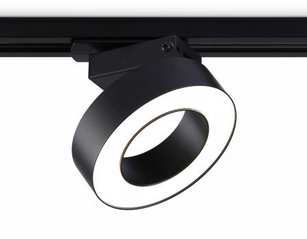 Трековый однофазный светодиодный светильник GL6868 BK черный LED 15W 4200K D115*80 Ambrella Light