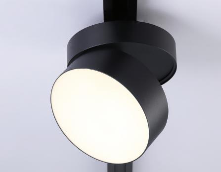 Трековый однофазный светодиодный светильник GL6877 BK черный LED 16W 3000K D115*90 Ambrella Light