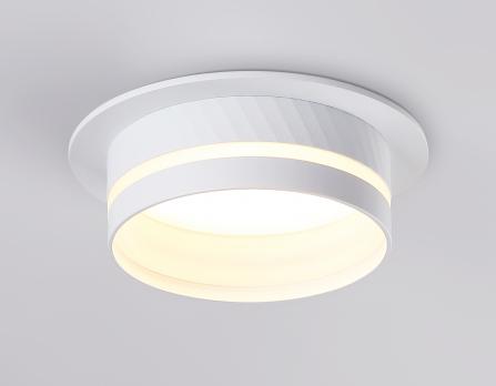 Светильник встраиваемый TN5218 WH белый GX53 D110*50 Ambrella Light