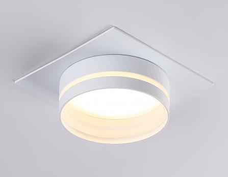 Светильник встраиваемый TN5221 WH белый GX53 110*110*50 Ambrella Light