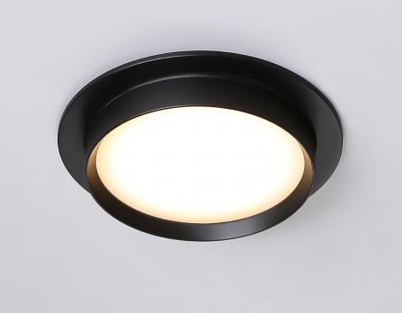 Светильник встраиваемый TN5227 BK черный GX53 D110*35 Ambrella Light