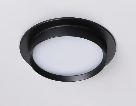 Светильник встраиваемый TN5227 BK черный GX53 D110*35 Ambrella Light