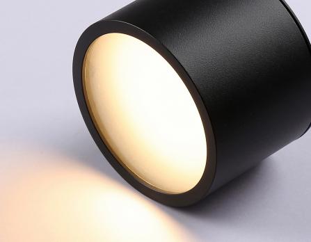 Накладной точечный светильник GX53 TN6551 BK черный IP44 GX53 max 15W D82*60 Ambrella Light