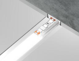 Алюминиевый профиль встраиваемый GP1001WH Ambrella Light