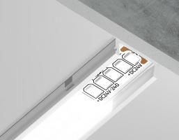 Алюминиевый профиль накладной GP1700WH Ambrella Light
