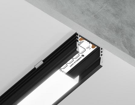 Алюминиевый профиль накладной GP1750BK Ambrella Light