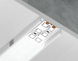 Алюминиевый профиль накладной GP1800WH Ambrella Light
