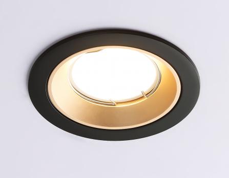 Встраиваемый точечный светильник MR16 A8923 BK/GD черный/золото MR16 GU5.3 D92*24 Ambrella Light
