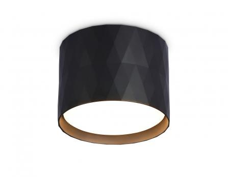 Накладной точечный светильник GX53 TN5359 BK черный GX53 D82*60 Ambrella Light