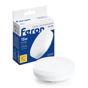 Лампа светодиодная Feron LB-454 GX53 15W 2700K