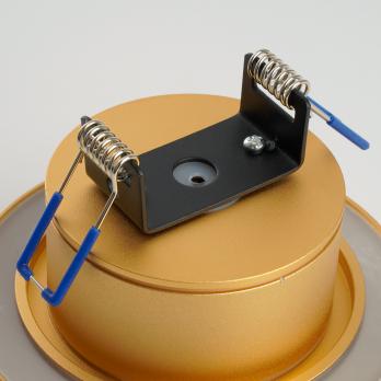 Светильник потолочный Feron HL367 Barrel AURA 12W, 230V, GX53, золото IP44
