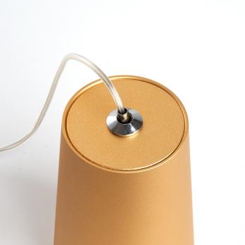 Светильник потолочный Feron ML1858 Barrel BELL levitation на подвесе 1,7 м  MR16 35W 230V, золото черный