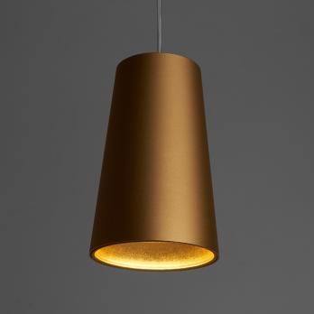 Светильник потолочный Feron ML1858 Barrel BELL levitation на подвесе 1,7 м  MR16 35W 230V, золото черный